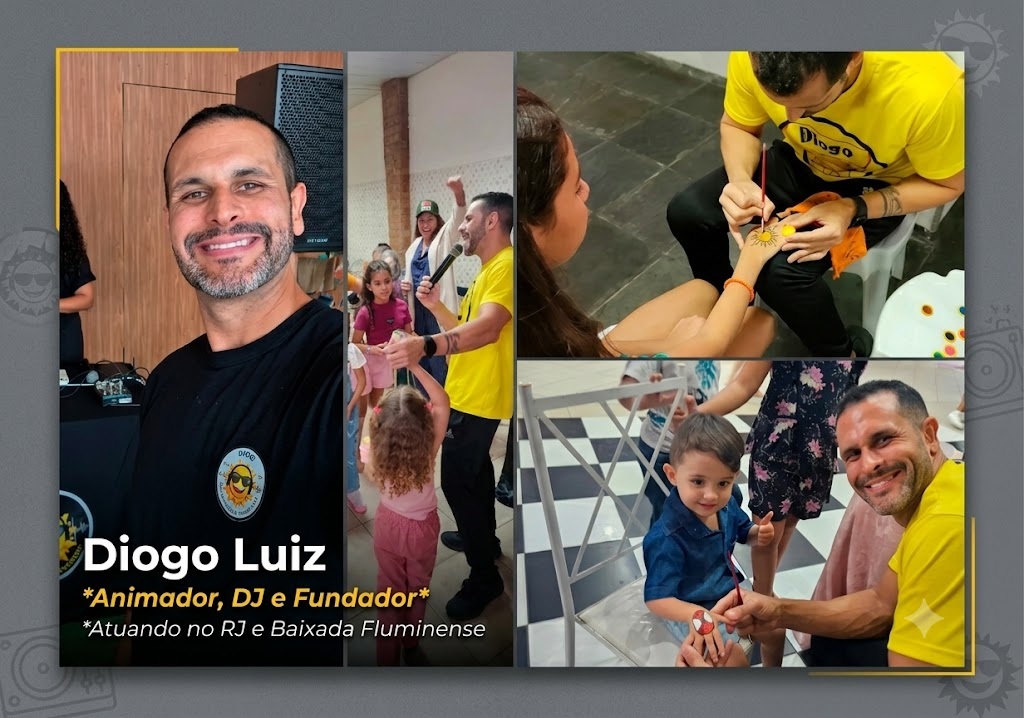 Diogo Luiz - Animador, DJ e Fundador da Diogo Animação e Eventos